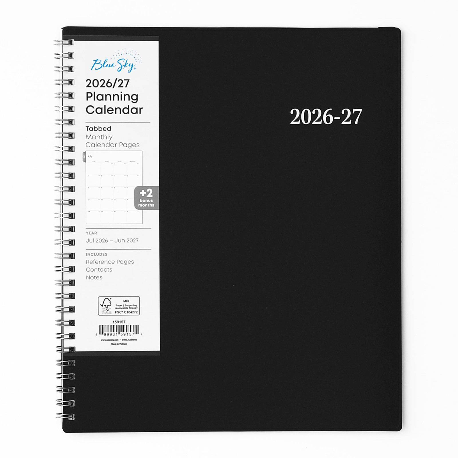 Blue Sky 2026-2027 Monthly Academic Year 8″ x 10″, Enterprise- 2026/2027