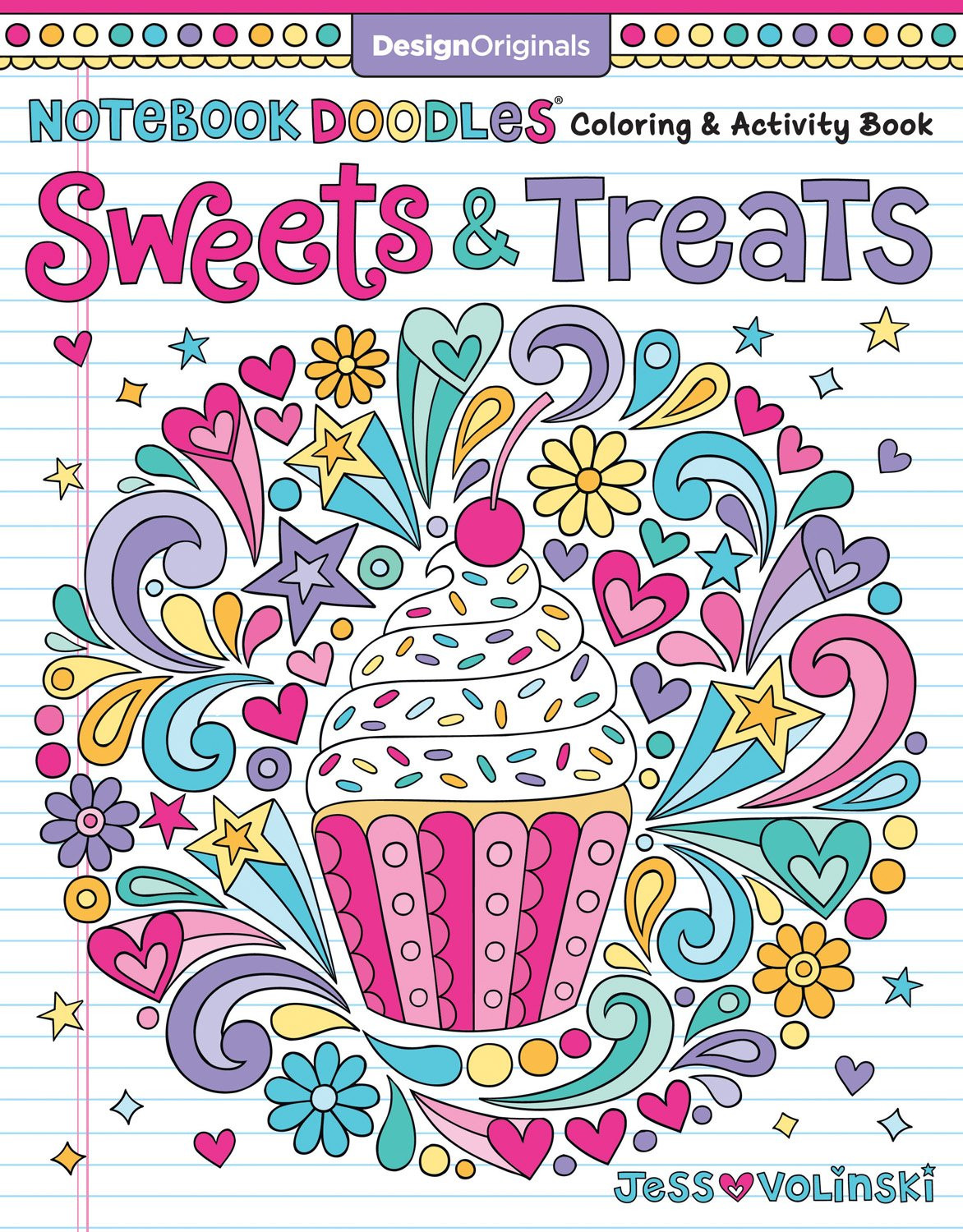 Notebook Doodles Sweets & Treats: Coloring & Activity Book (Design Originals) 32