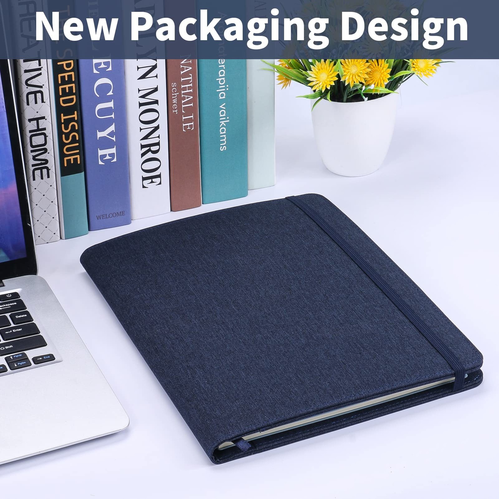 Folio Cover for Rocketbook Fusion, Portfolio Organizer, Waterproof Fabric, Mu…