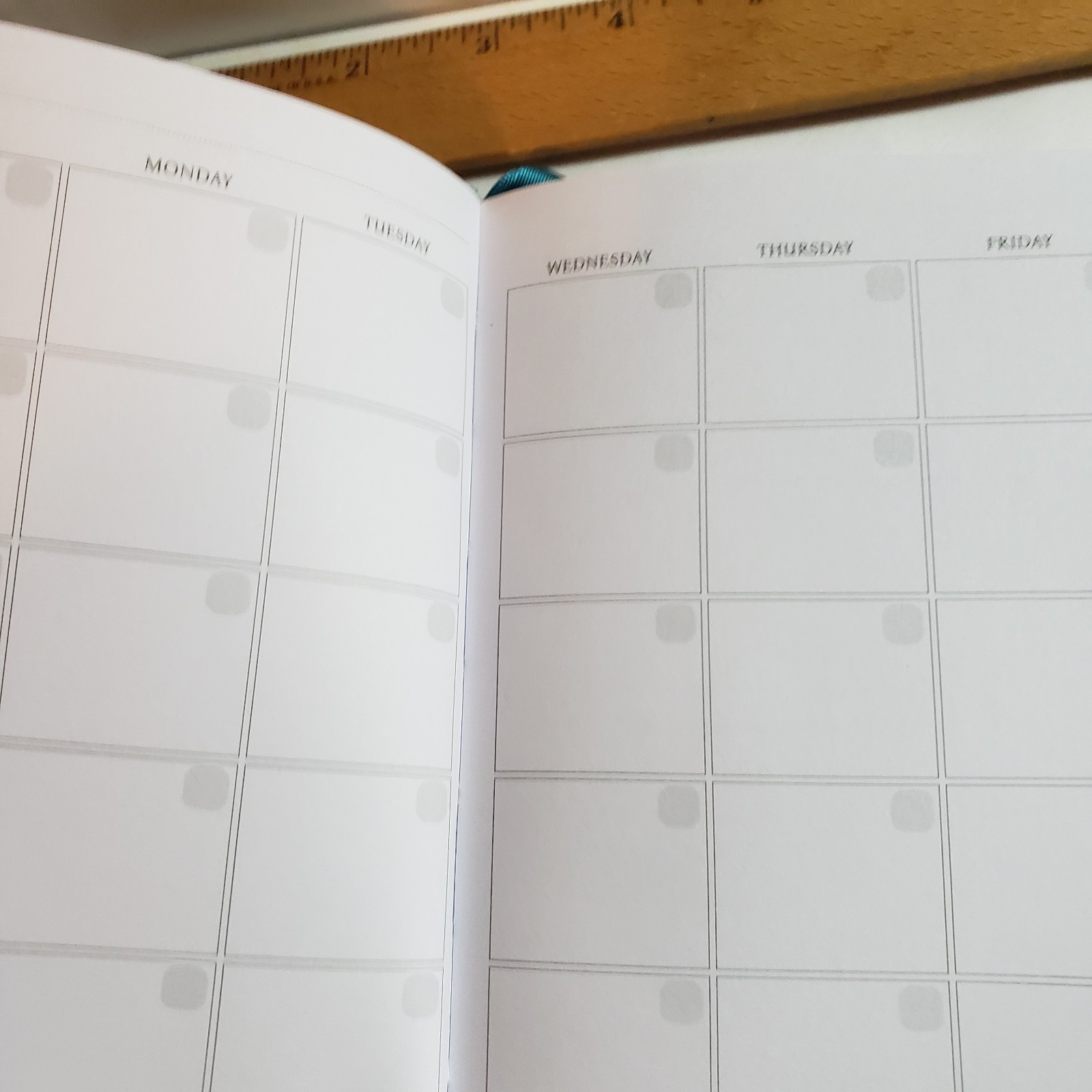 Legend Planner Weekly Monthly Notebook Journal Stickers Goals Teal Aquamarine