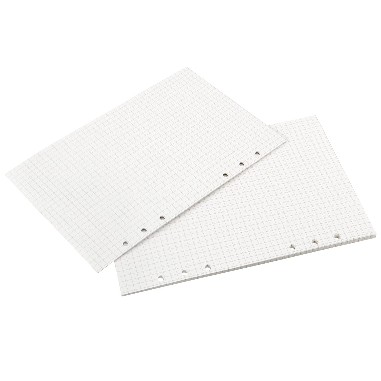 JAPCHET 800 Sheets A5 Grid Refill Paper Graph Squared White