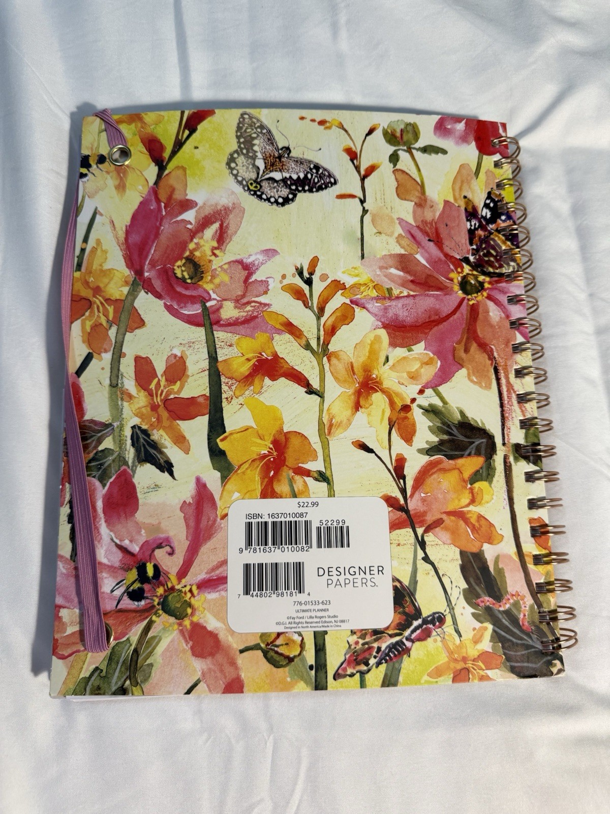 2026 Designers Papers Ultimate Scenic & Floral Calendar & Planner 11 X 8.5