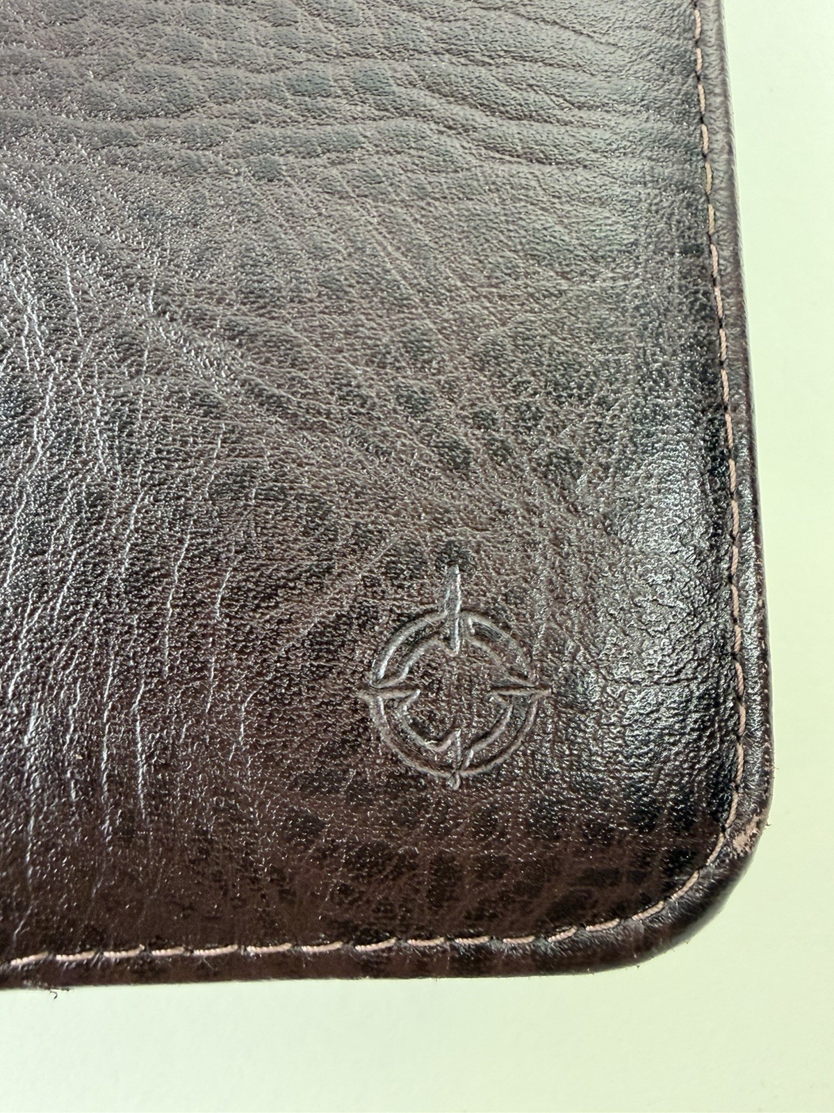 Franklin Covey Planner Top Grain Genuine Cowhide Leather 7-Ring Binder Organizer