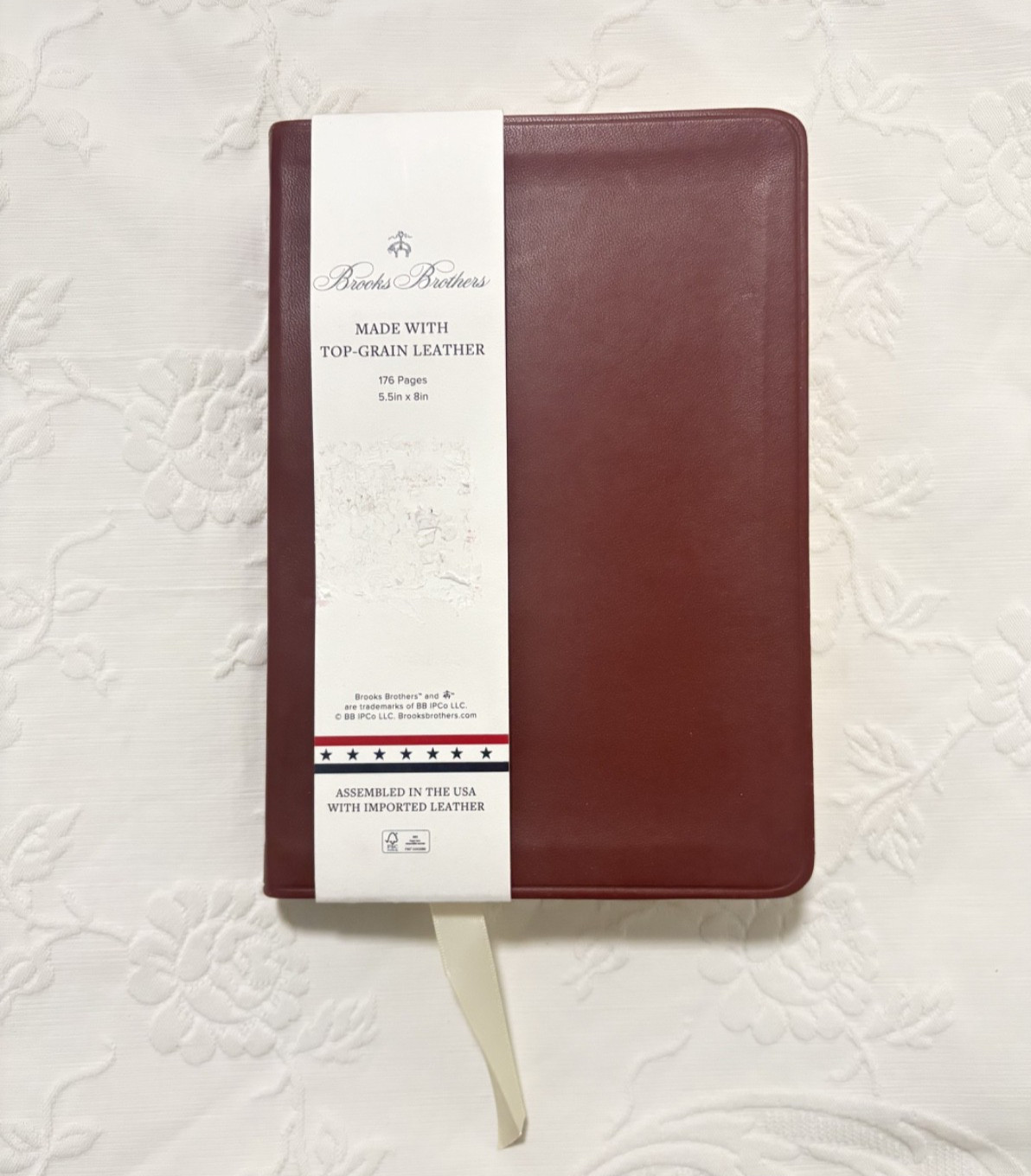 Brooks Brothers Journal 176 Lined Pages Brown ISBN 1930189184 5.5 x 8 NEW