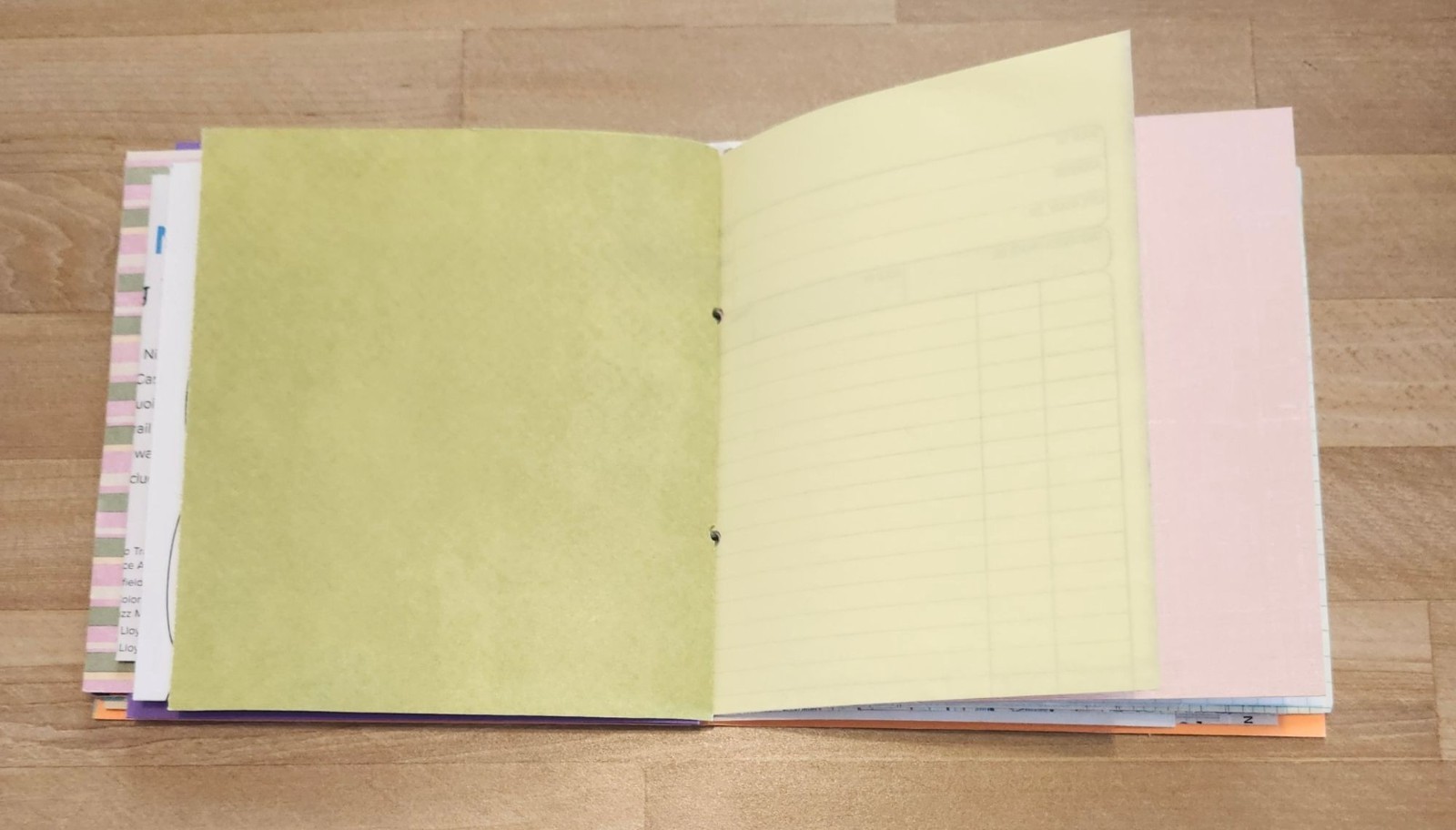Colorful Floral Junk Journal Handmade 96 pages