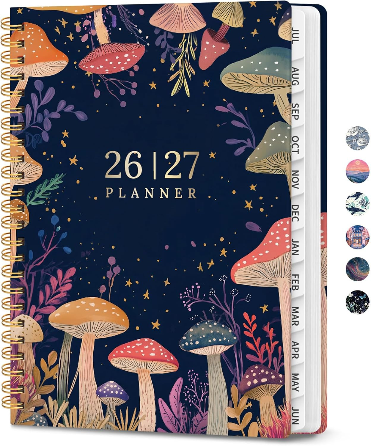 Planner 2026-2027, Hardcover Monthly and Weekly Academic Planner July 2026 – Jun