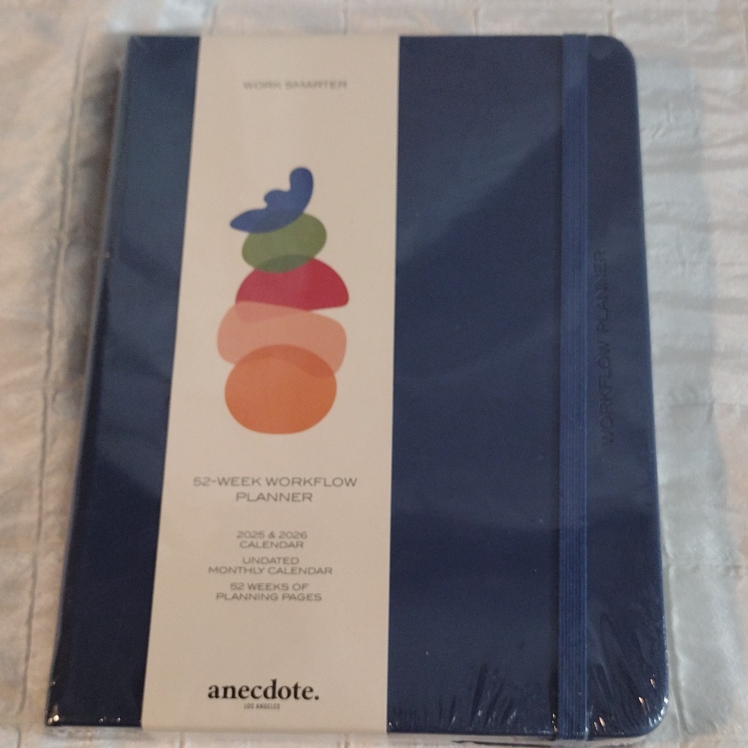 Anecdote 52-Week Planner 2025 2026 Weekly Monthly Vegan Leather 8.75×6.5