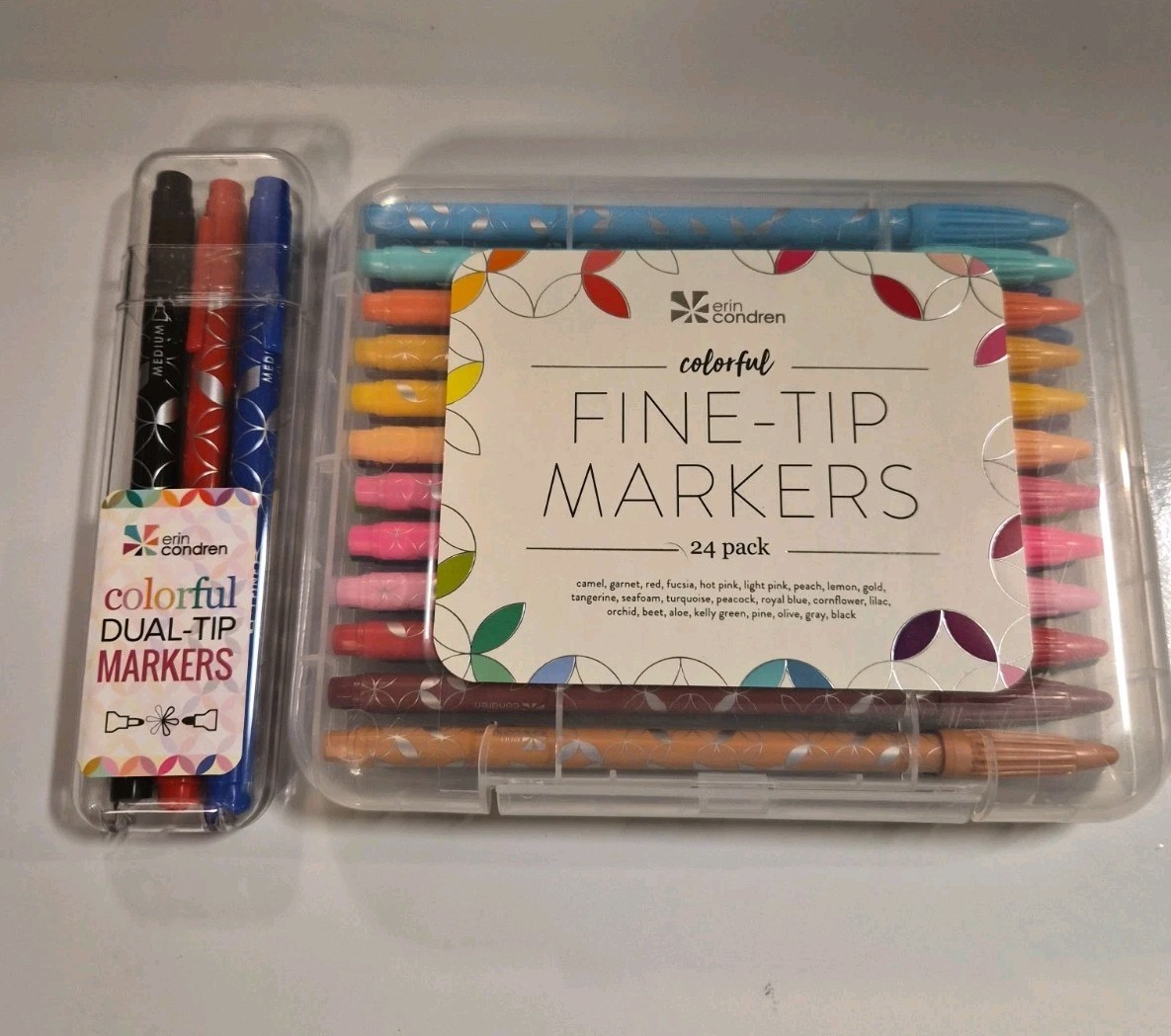 Erin Condren Ultimate Planny Pack, 2 Planny Packs, 2 Pen Pouches, And 38 Pens