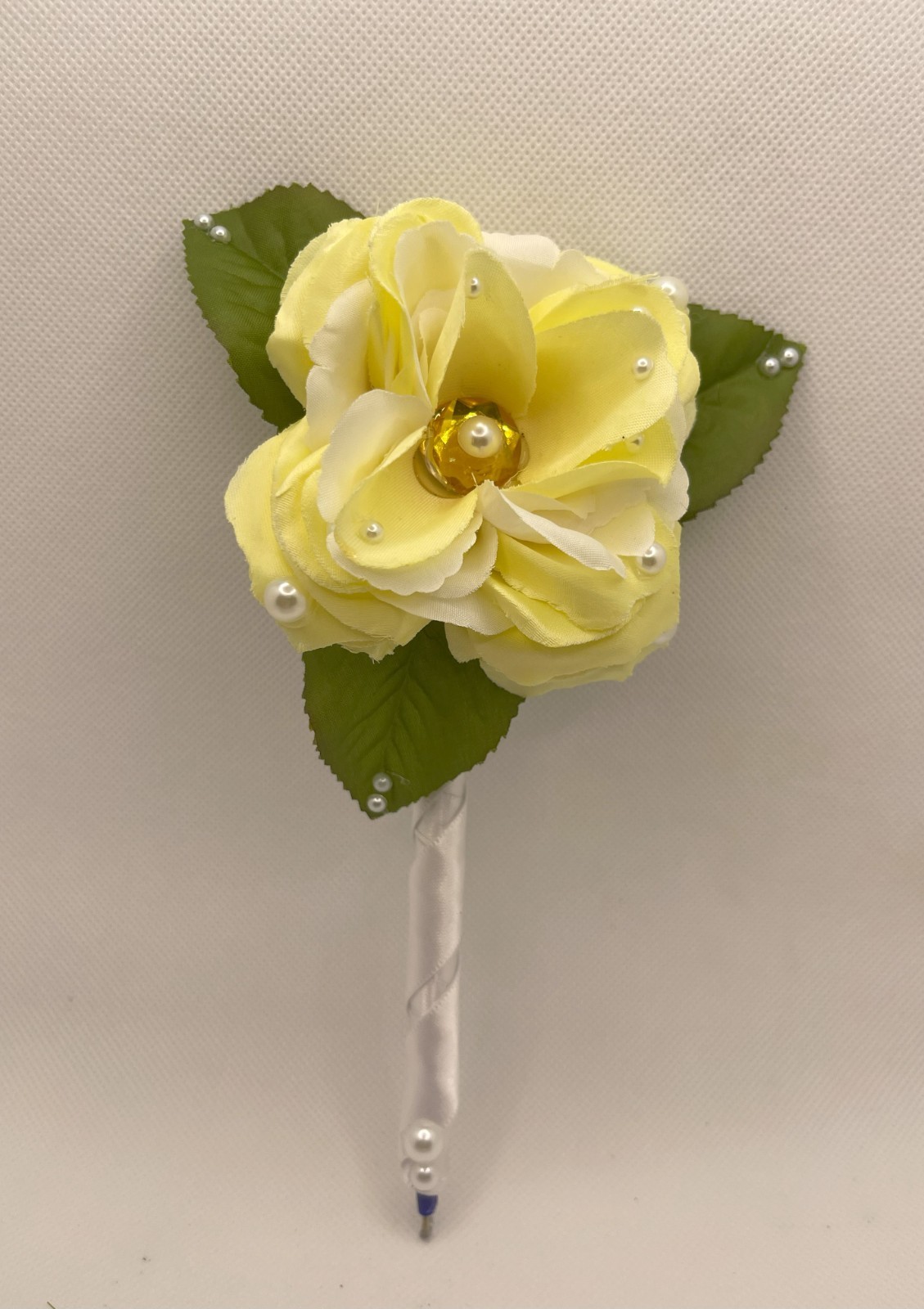 Yellow Rose Writing Pen (Y1) & Multi-Floral Writing Journal (J&P7) by Votum