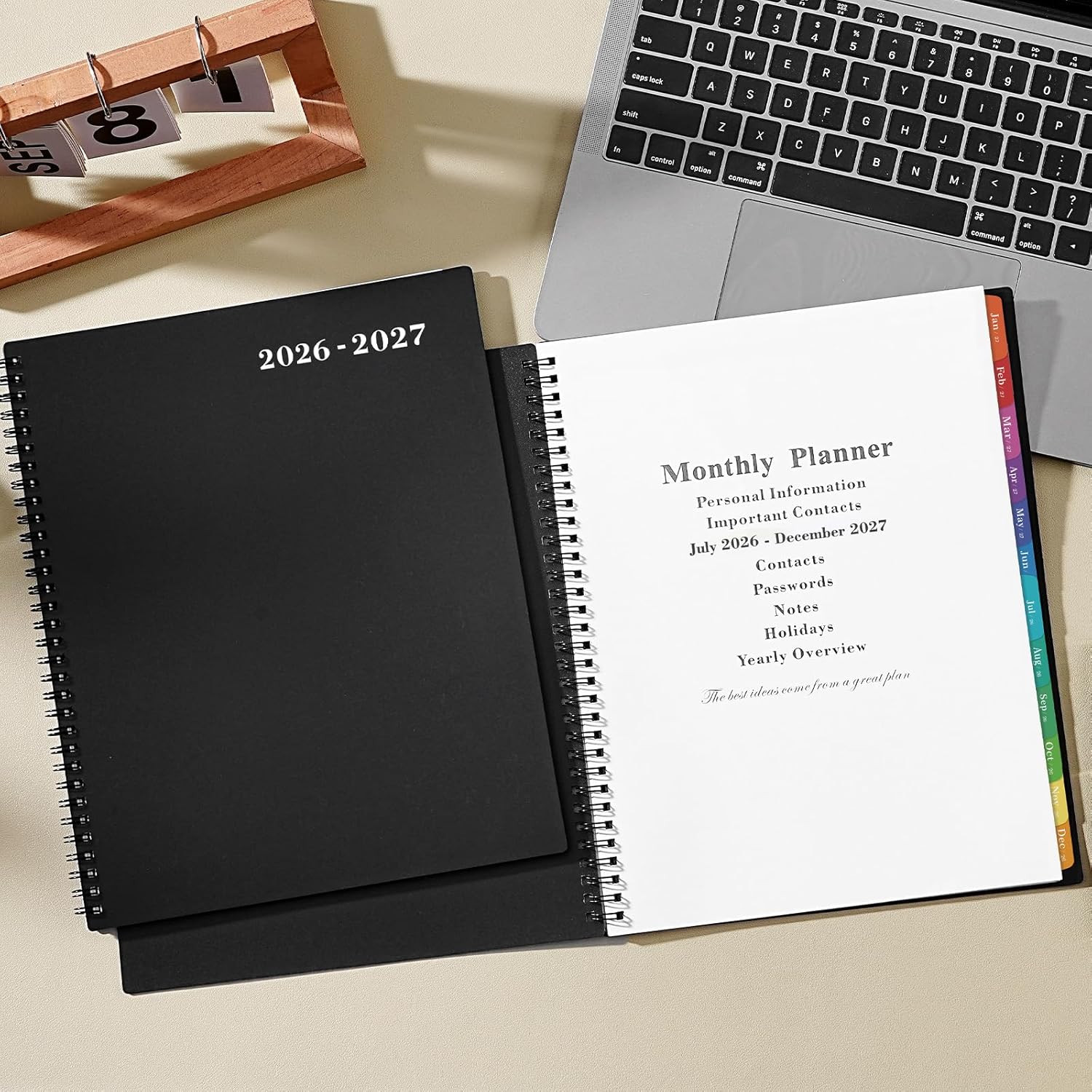 Monthly Planner 2026-2027 – JUL 2026 – DEC 2027 Planner/Calendar,18 Month Planne