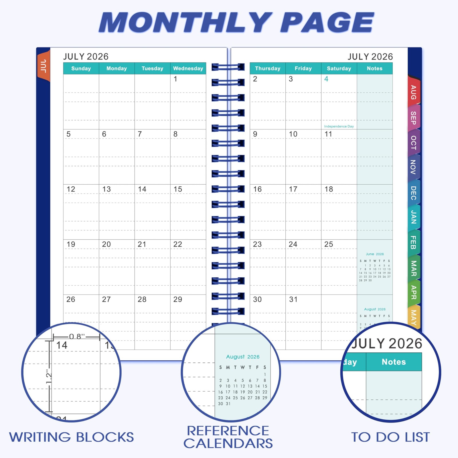2026-2027 Pocket Calendar/Planner – 2026-2027 Weekly & Monthly Pocket Planner…