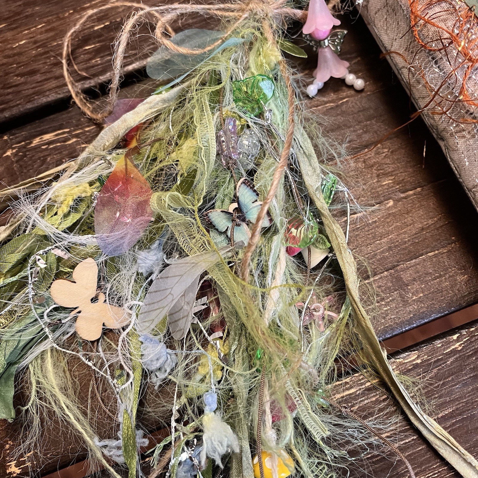 Fairy Junk Journal Grungy Floral Woodland Forest Boho Softcover 3 Signatures