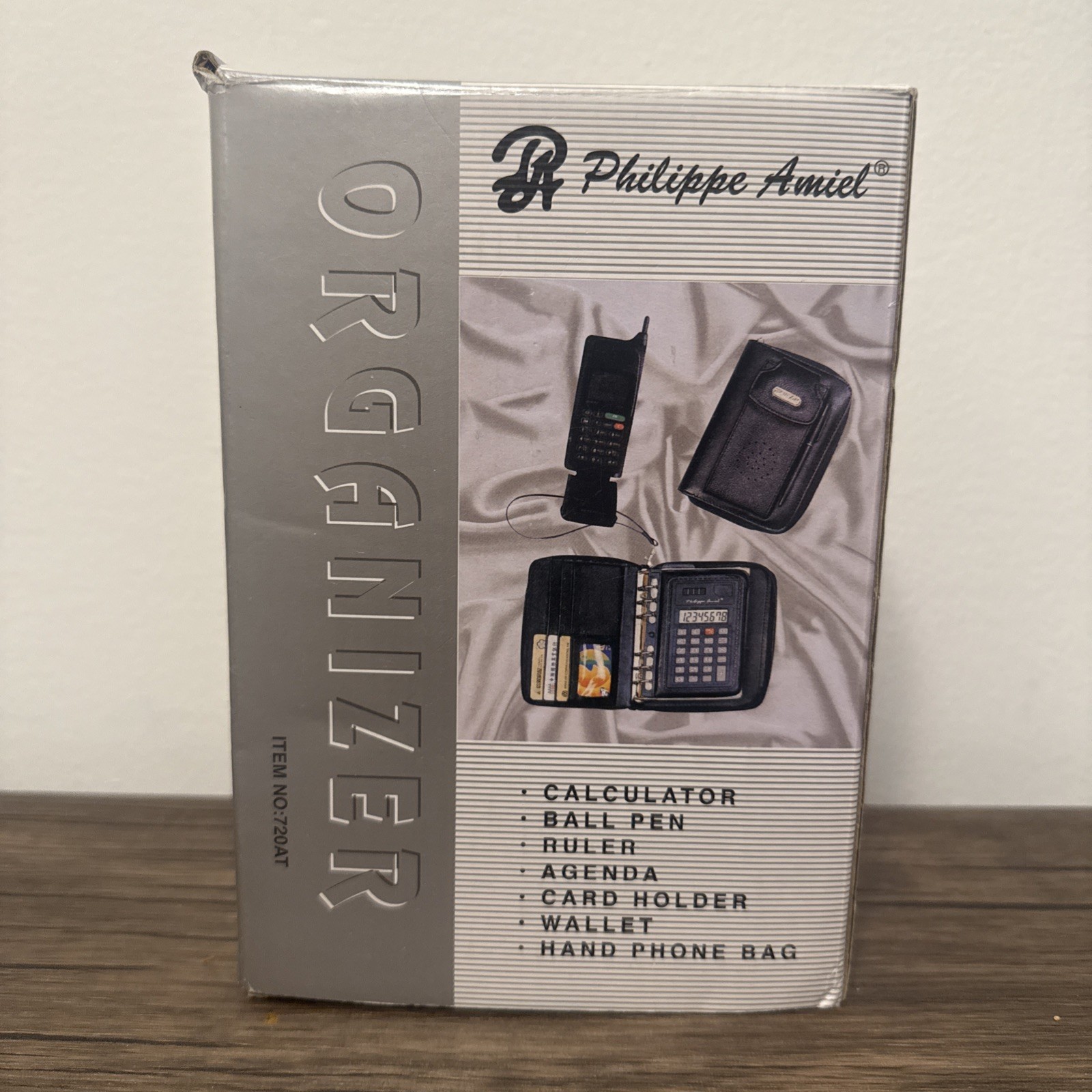 Philippe Amiel Personal Day Planner Organizer Calculator Pen Diary VTG Boxed NEW