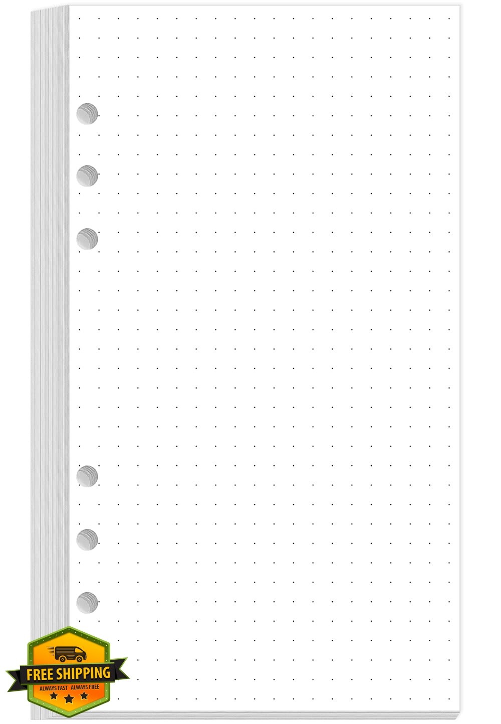 Yaridar A6 Dotted Paper Refills 1-Pack