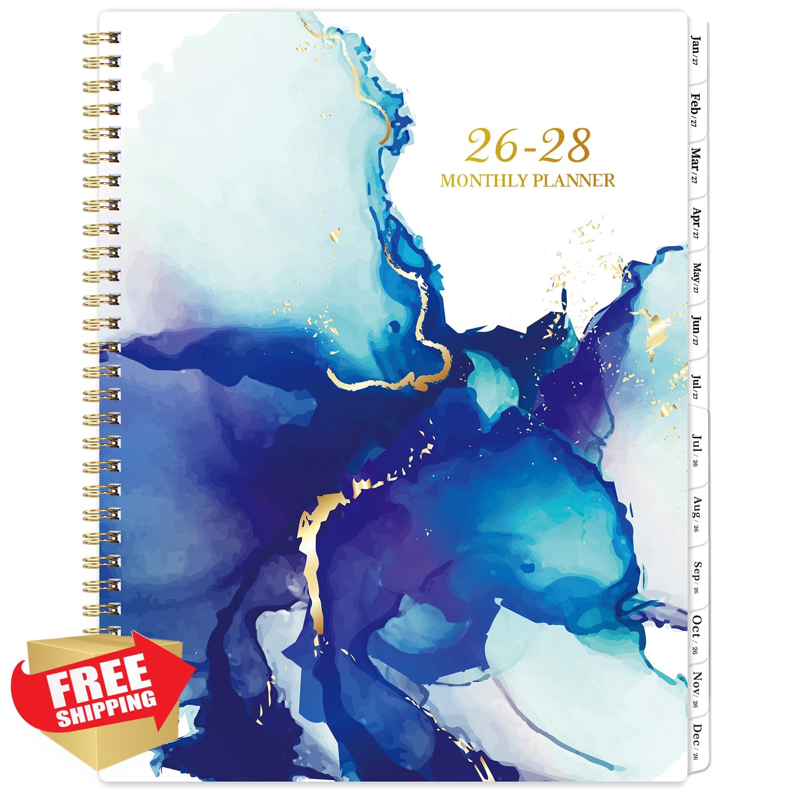 Lemome Home 2 Year 2026-2028 Monthly Planner 9″x11″