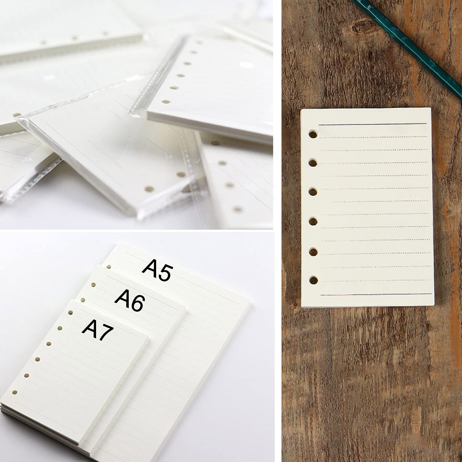 A7 Planner Refill, 3 Pack 135 Sheets/270 Pages, Planner Refill, Writing , A7 …