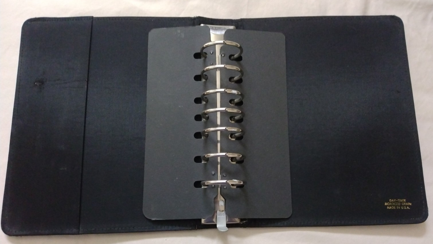 Vintage Day-Timer Executive 7 Ring Binder Organizer, Morocco Grain Leather US