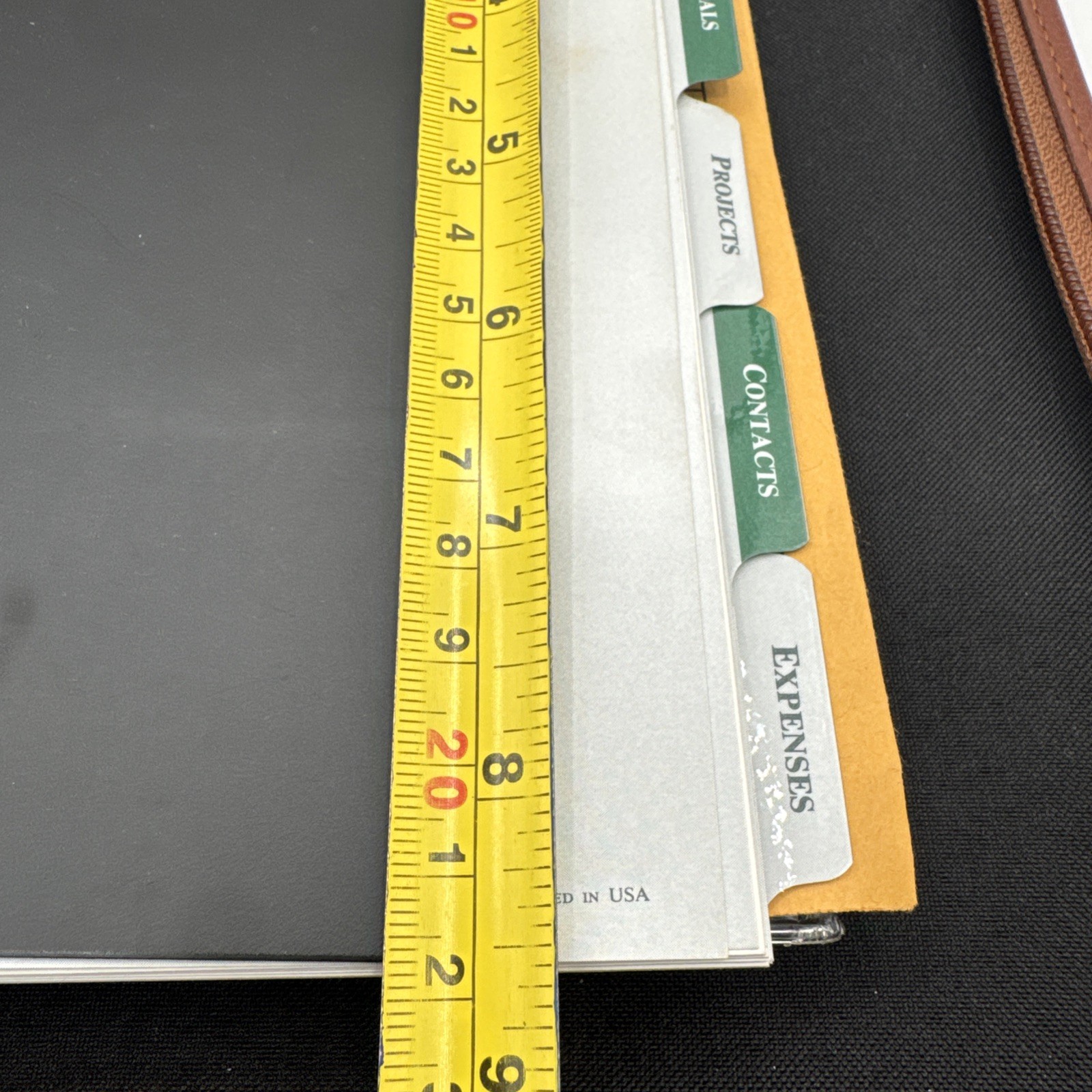 Vintage Day-Timer 2 Tone Zip Around Planner Organizer 7 Ring Binder Inserts 90’s