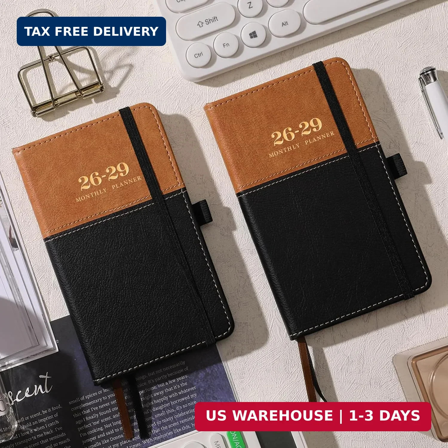 2026-2029 Pocket Calendar/Planner – 3 Year Monthly Pocket Calendar 2026-2029, fr