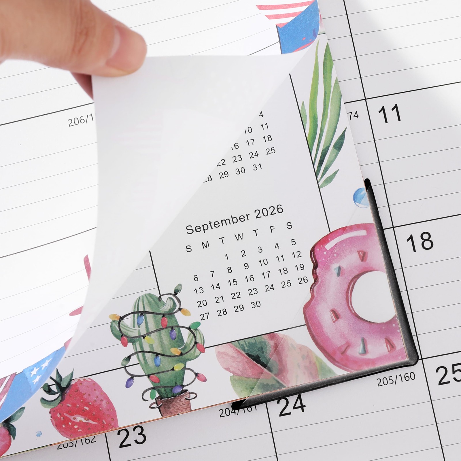 Desk Calendar 2026-2027 – 2026-2027, Jul. 2026 – Dec. 2027, 12″ Blue