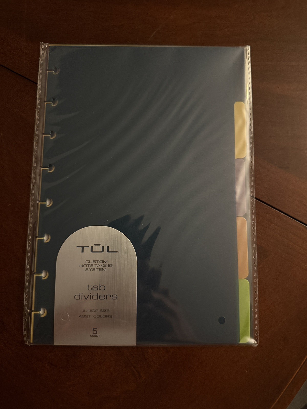 TUL® Discbound Tab Dividers, Junior Size, Assorted Colors