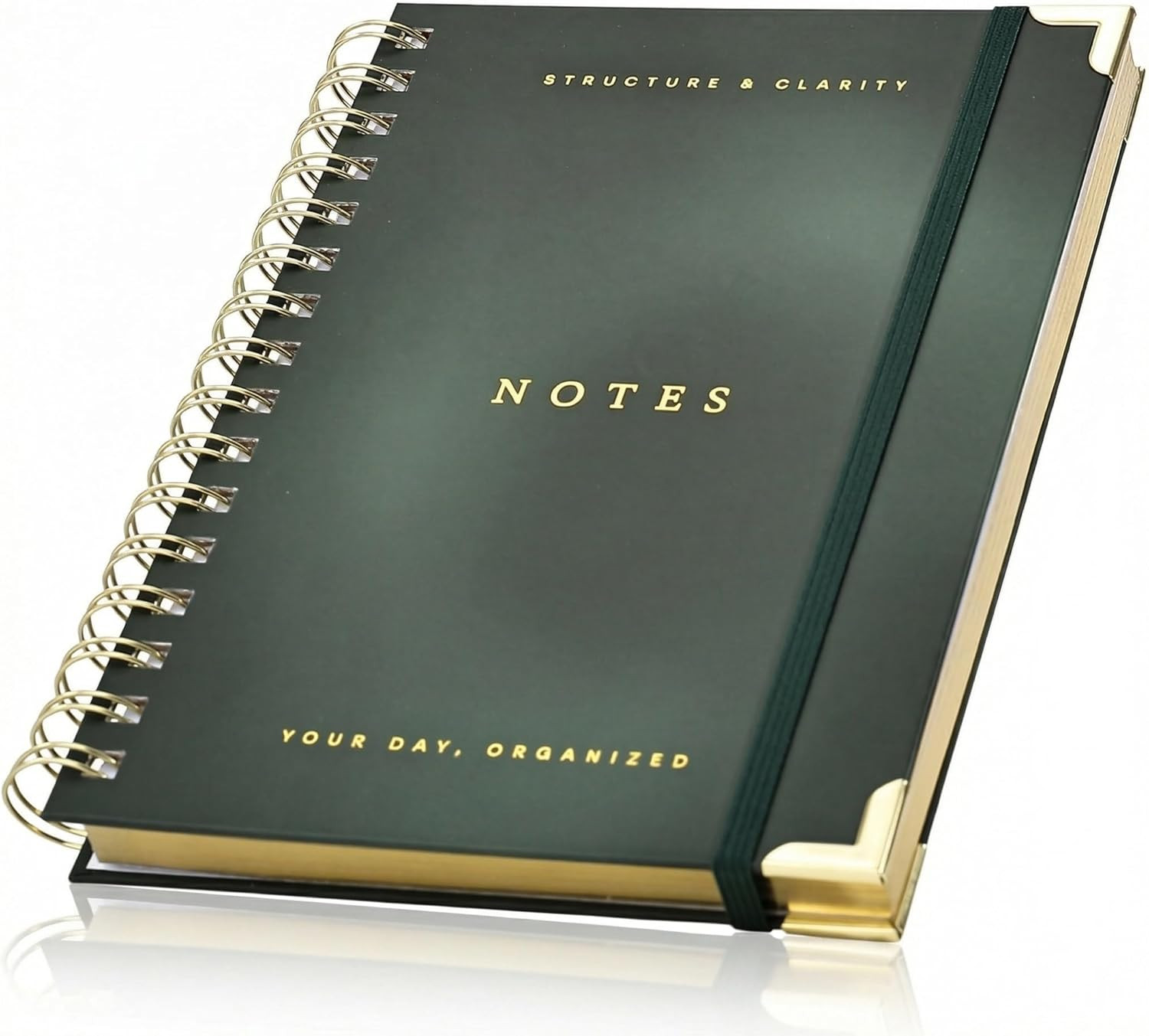 Aesthetic Daily Planner And Notebook With Hourly Schedule – Beautiful Spiral To