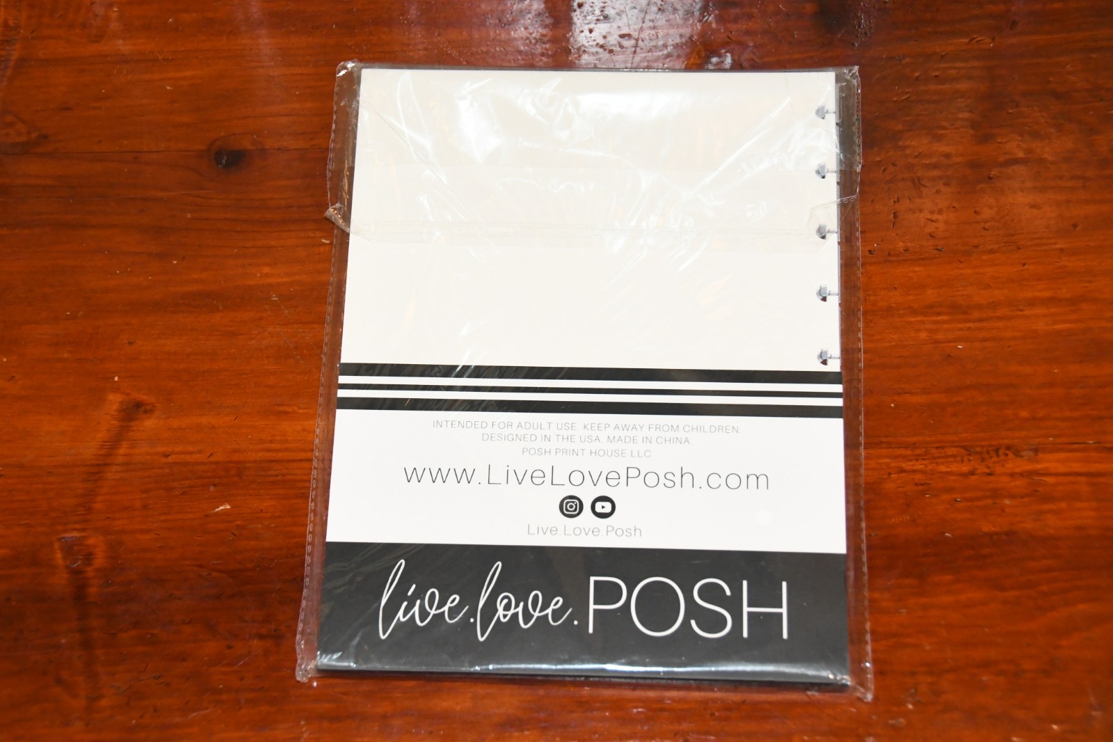 Live Love Posh Classic Filler Paper Daily Plans Sheets 50 pages