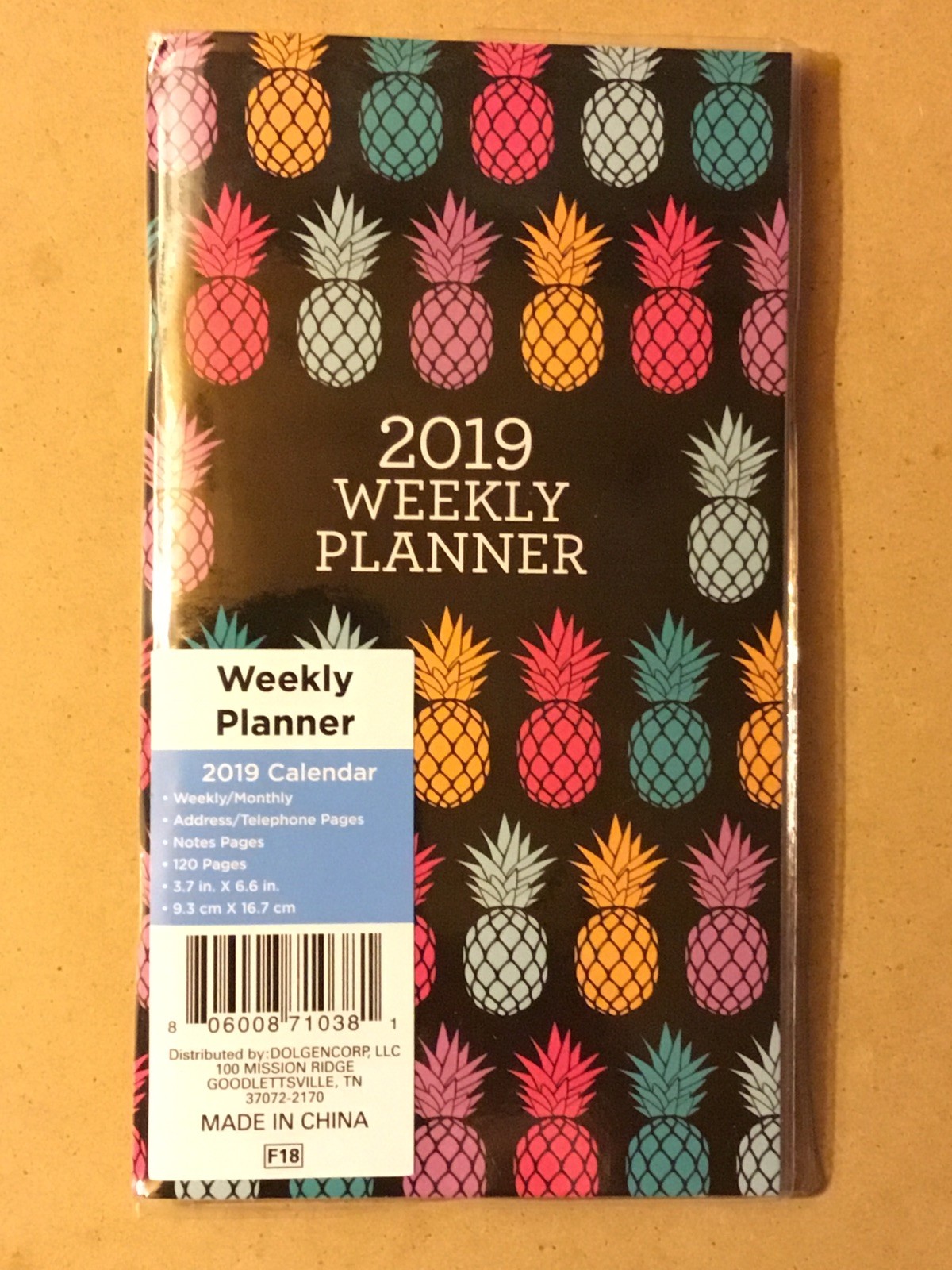 2019 Weekly Planner Calendar Organizer Agenda Pocket/Purse Size 6 3/4″ x 3 7/8″