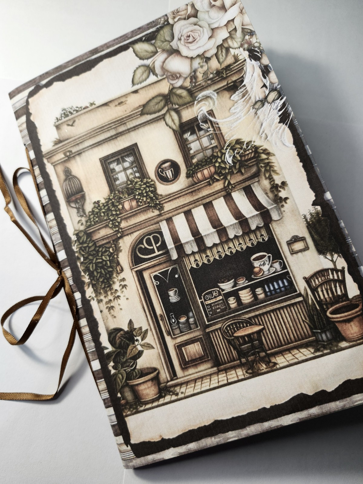 Junk Journal Blank Booklet “COFFEE CAFE” ESPRESSO MOCHA LATTE CAPPUCCINO