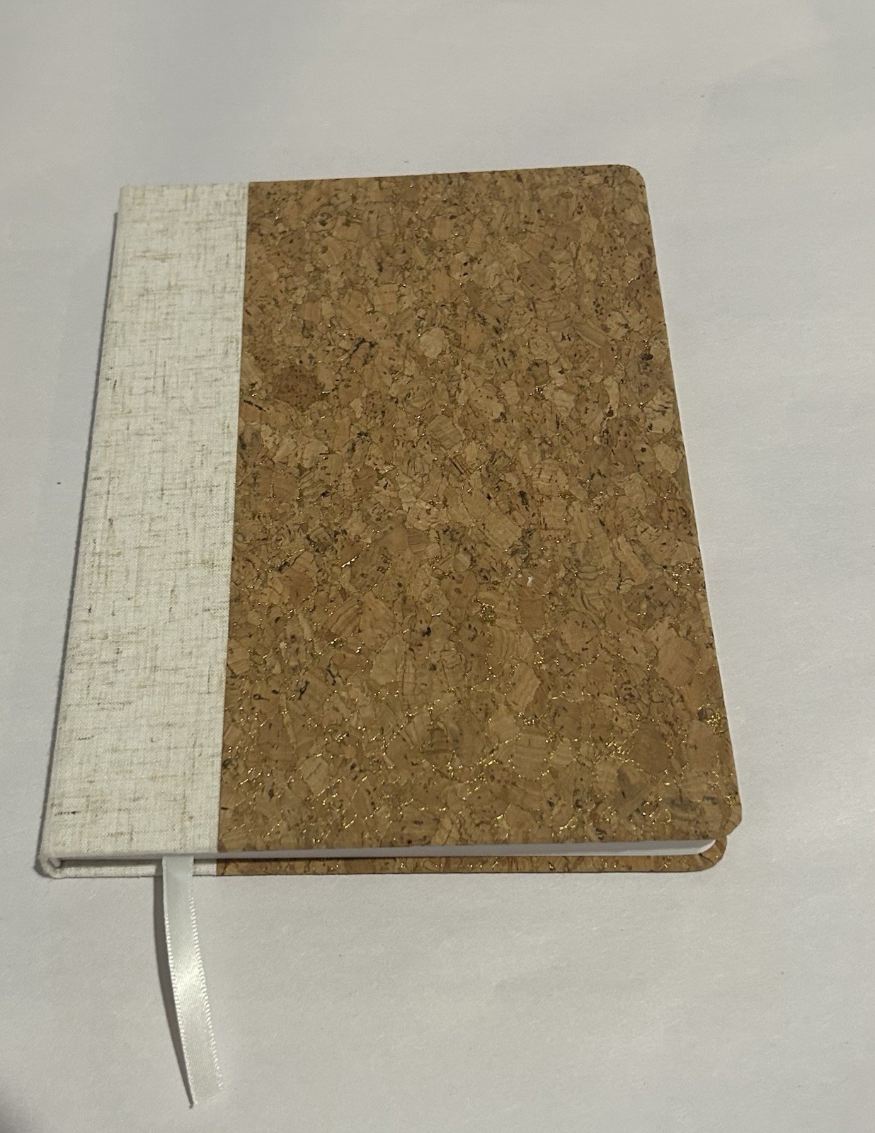 New Hardcover Journal Cork and Cardboard Page Marker 200 Lined Pages Vietnam