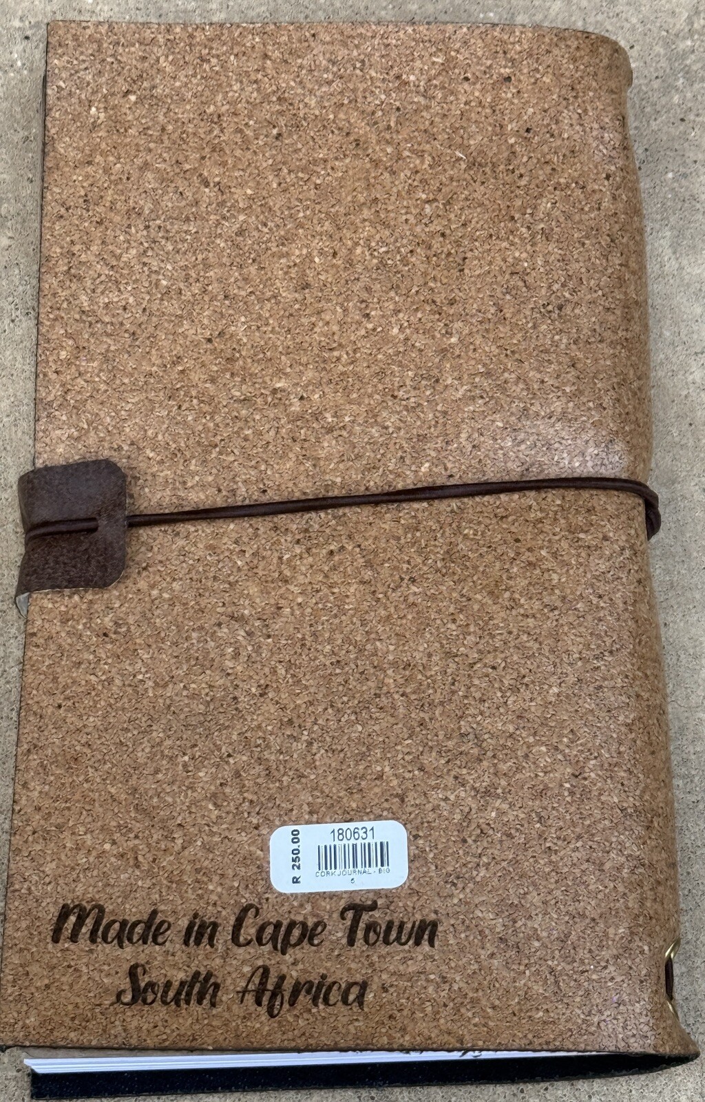 South African Big 5 Cork Canvas Journal Made In Cape Town 7.75″ x 4.5″ – New!