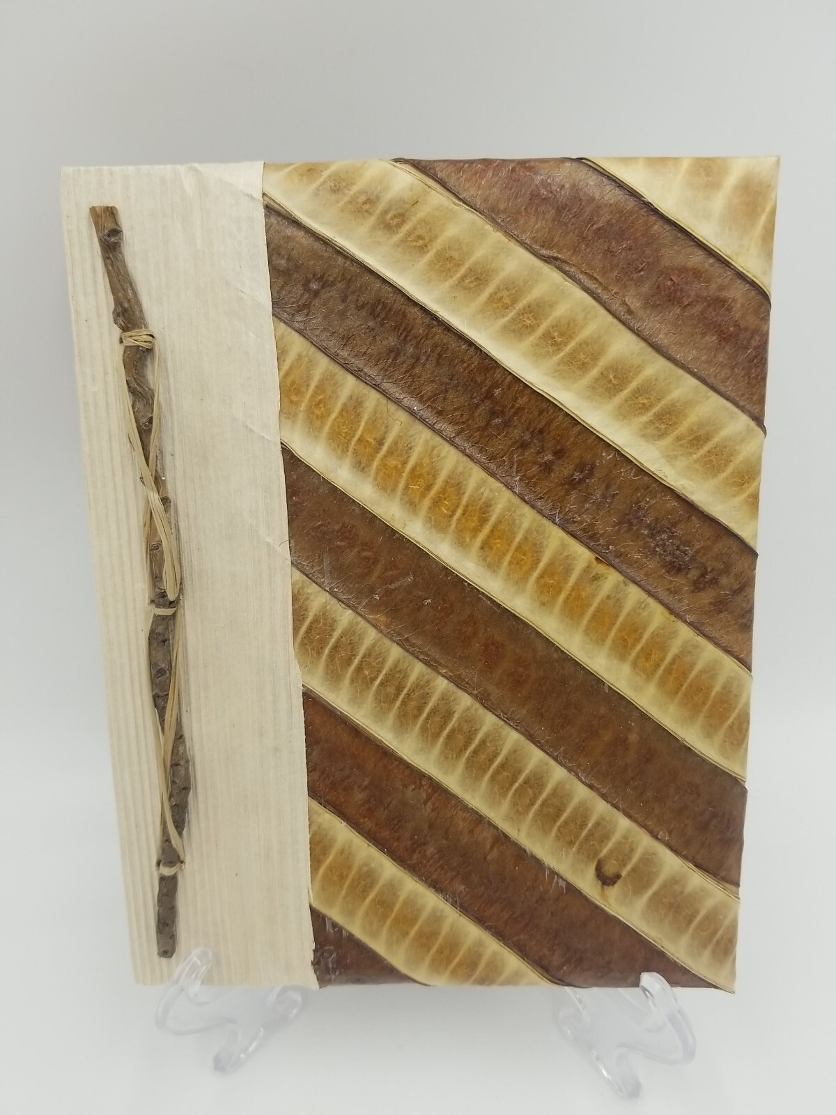Natural Paper Leaves Cover w/Recycled Paper Notebook/Scrapbook Indonesia