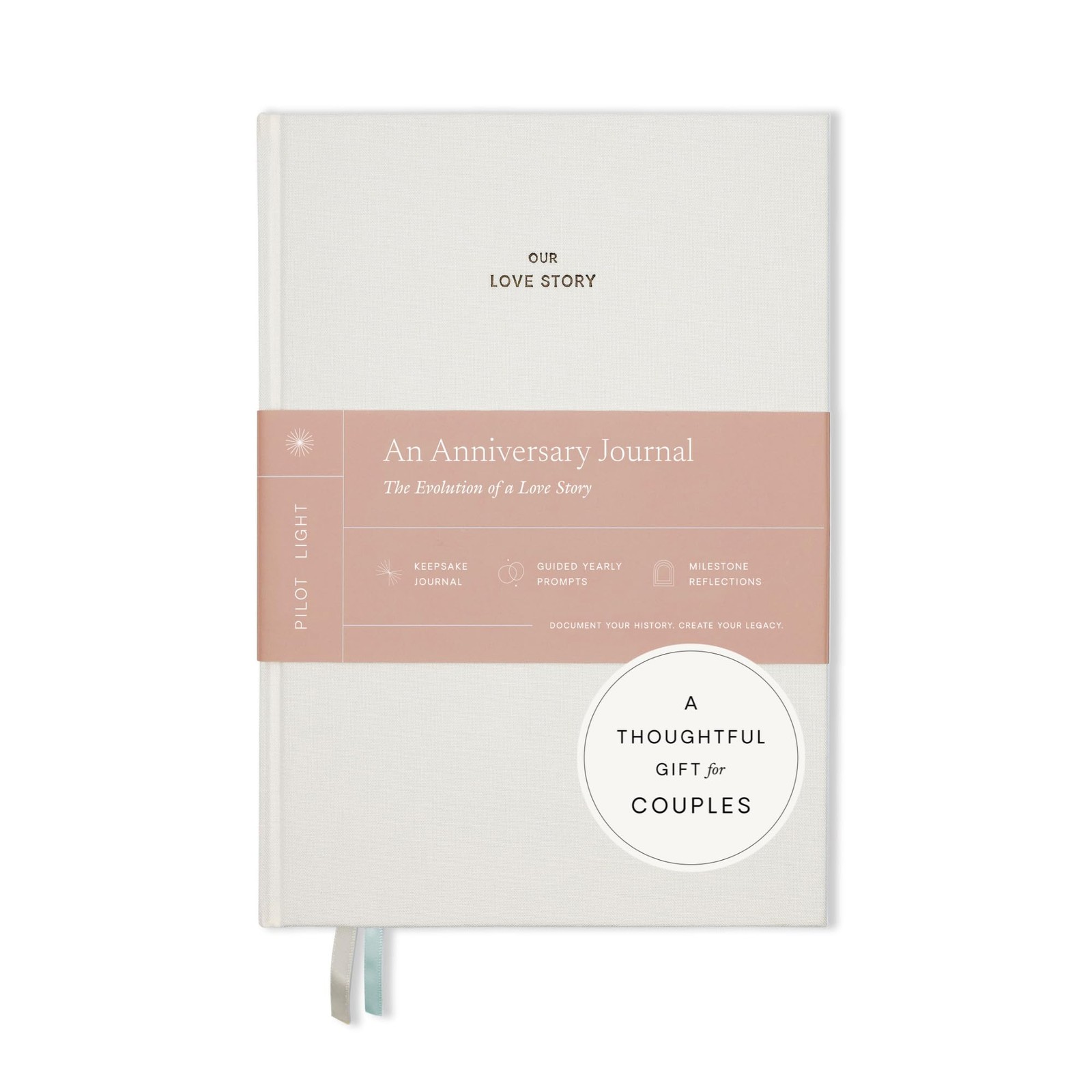 Our Love Story Anniversary Journal Wedding Memory Book Couple Scrapbook Gift