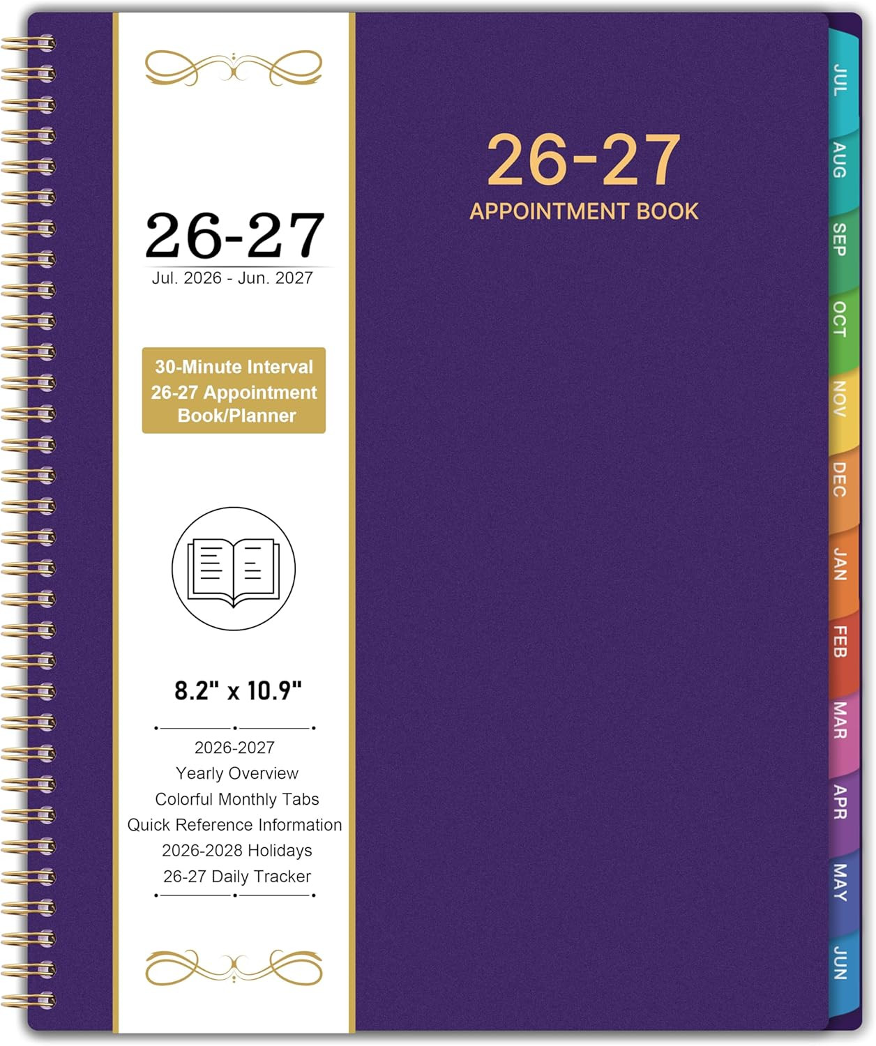 2026-2027 Appointment Book/Planner – 8.2″ X 11″, Daily Planner from Jul. 2026 –