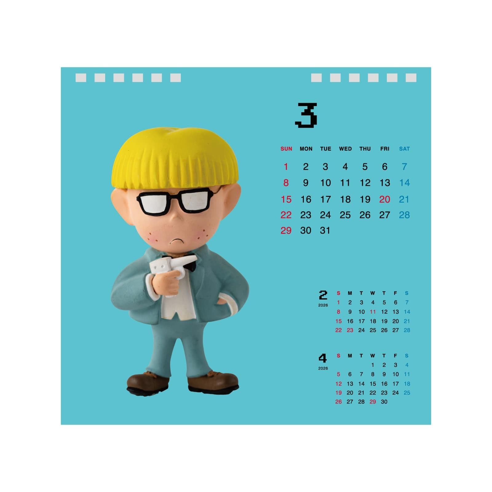 Hobonichi Whiteboard Calendar 2026 Desk