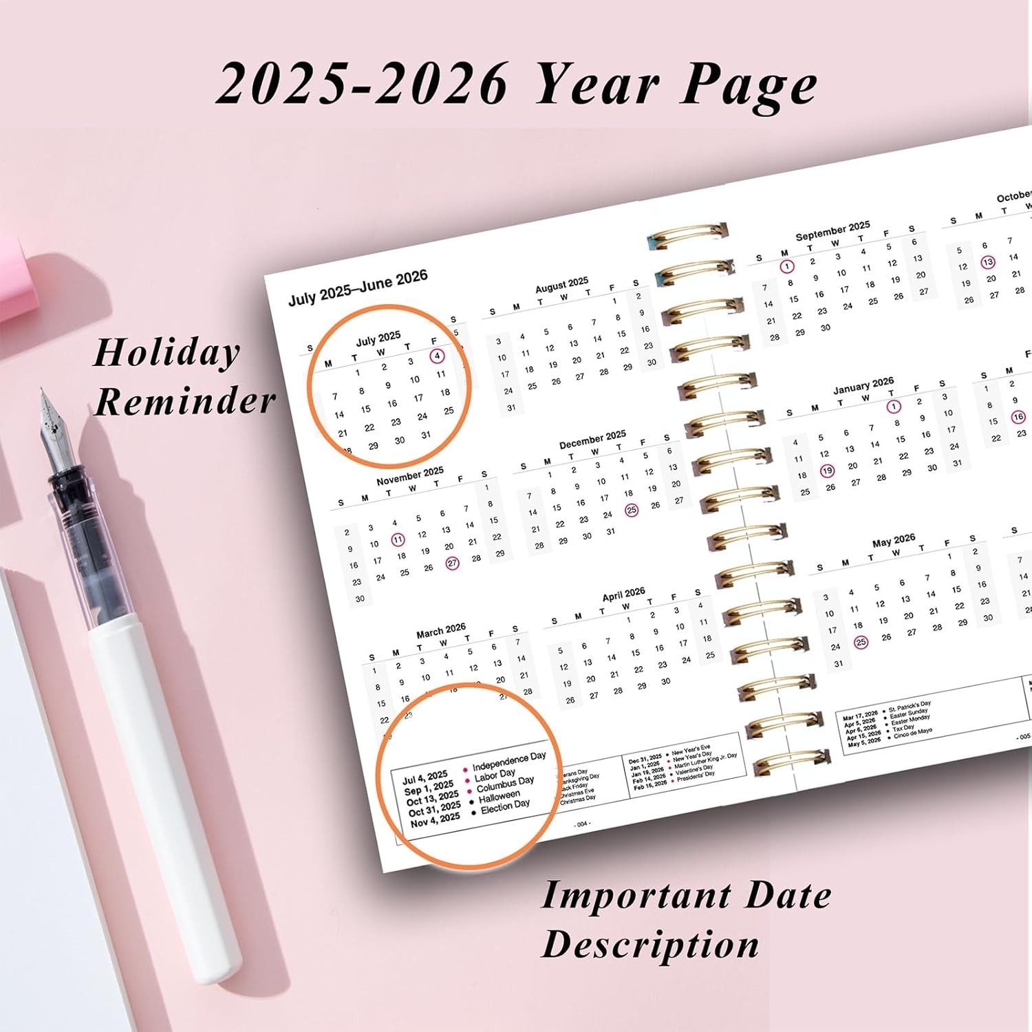 Planner 2024-2025 Daily Weekly Monthly Planner- 2024 Calendar Planner Jan to Dec