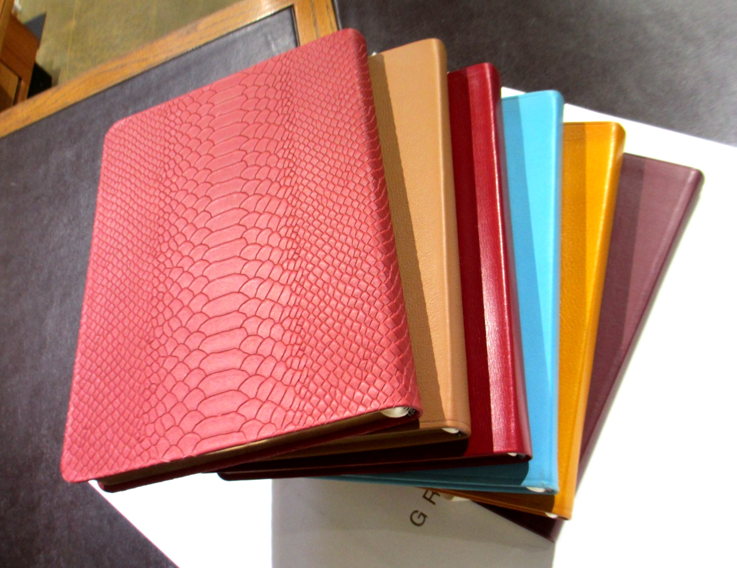 Graphic Image 9″ Journal Notebook Leather Soft Cover 224 UNLINED Pages RED
