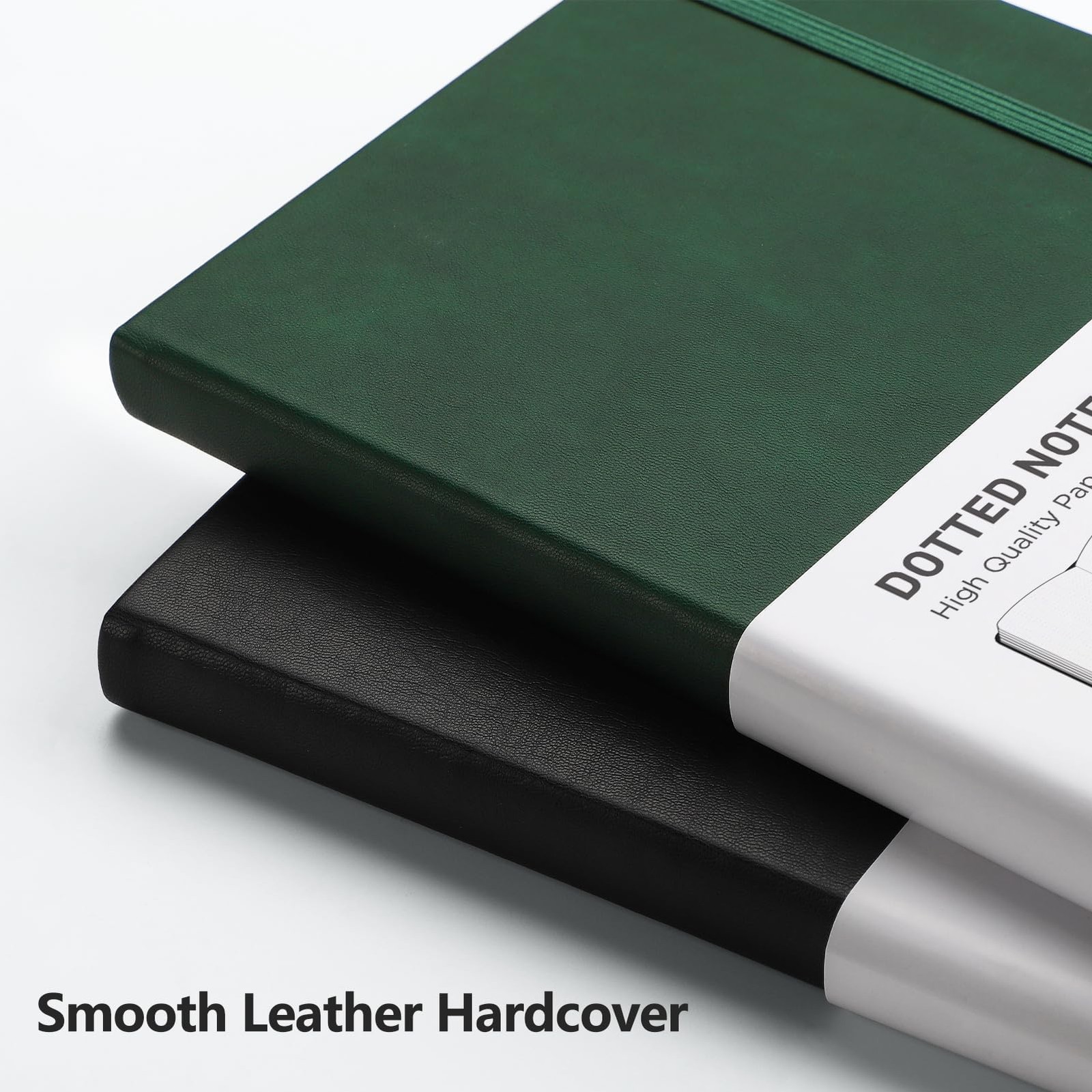 RETTACY Dotted Journal Notebook, 256 Pages, A5 Medium Size (5.7” Dark Green