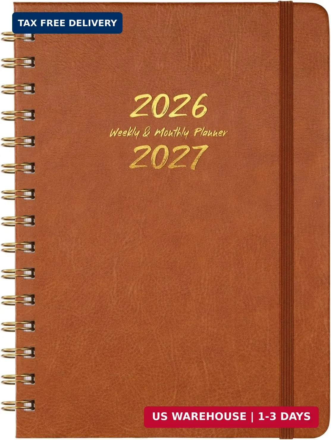 Planner 2026-2027 – Weekly & Monthly 2026-2027 Planner with Twin-Wire Binding, J