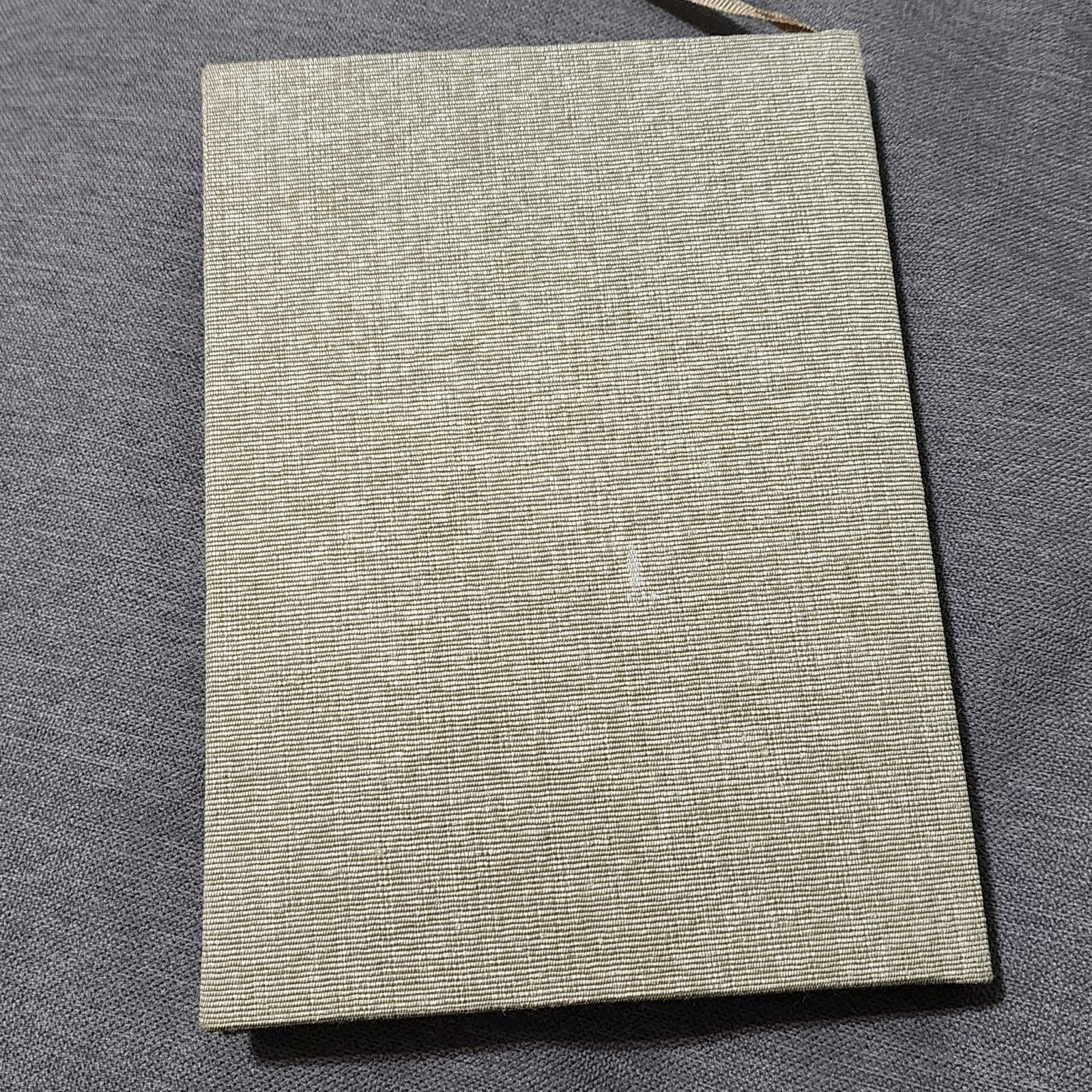 Molly West Handcrafted Blank Lined Journal Hardcover 8″x5.75″ Sage Green
