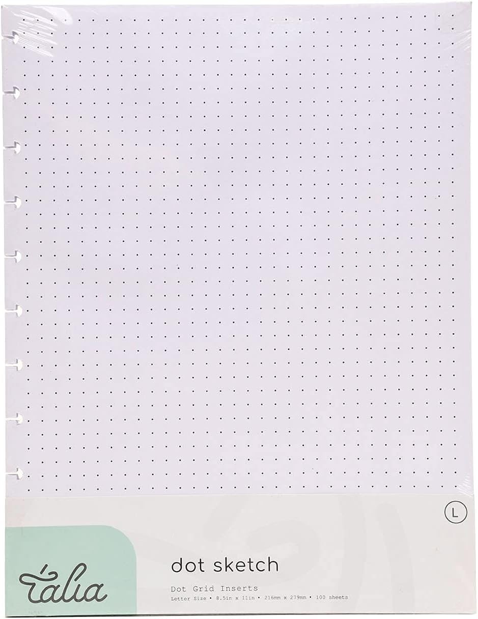 Discbound Notebook Refills (Dotted Pages, Letter (8.5in x 11in))