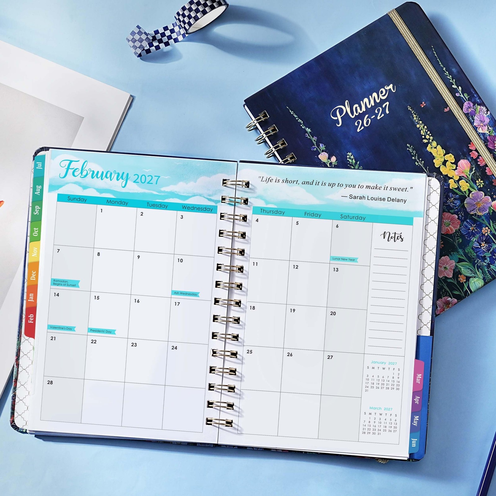 Planner 2026-2027 – 2026-2027 Planner Weekly and Monthly from July 2026 to Ju…