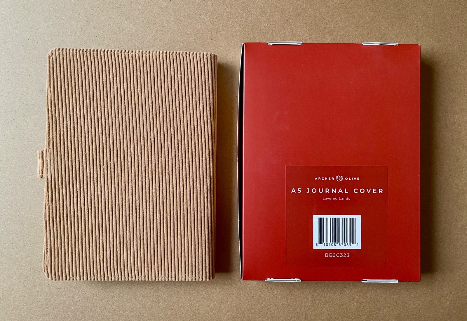 Archer and Olive A5 Corduroy Journal Cover – from June 2026 Box