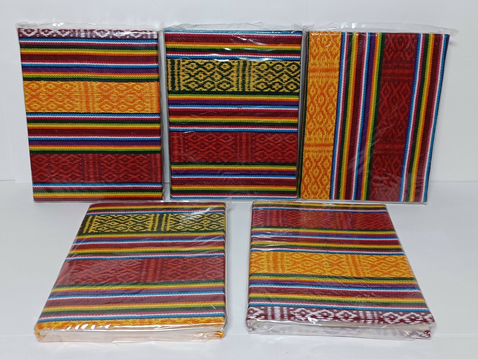 Handmade Paper Diary Journal Notebook From Nepal With Hand Woven Covers Med Size