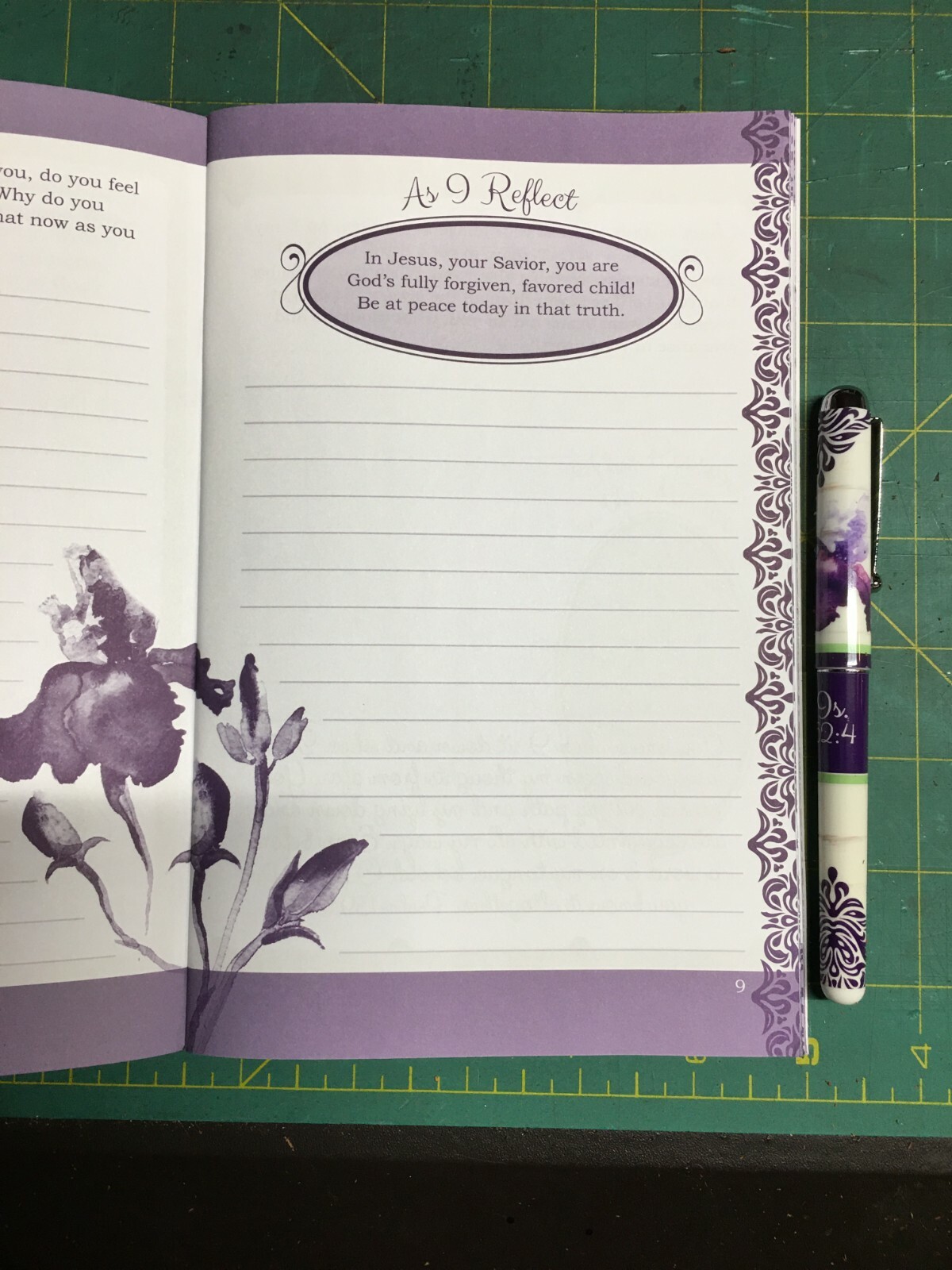 Genuine handmade Leather Prayer Journal w/ pen – the Woman God Sees, KJV or ESV