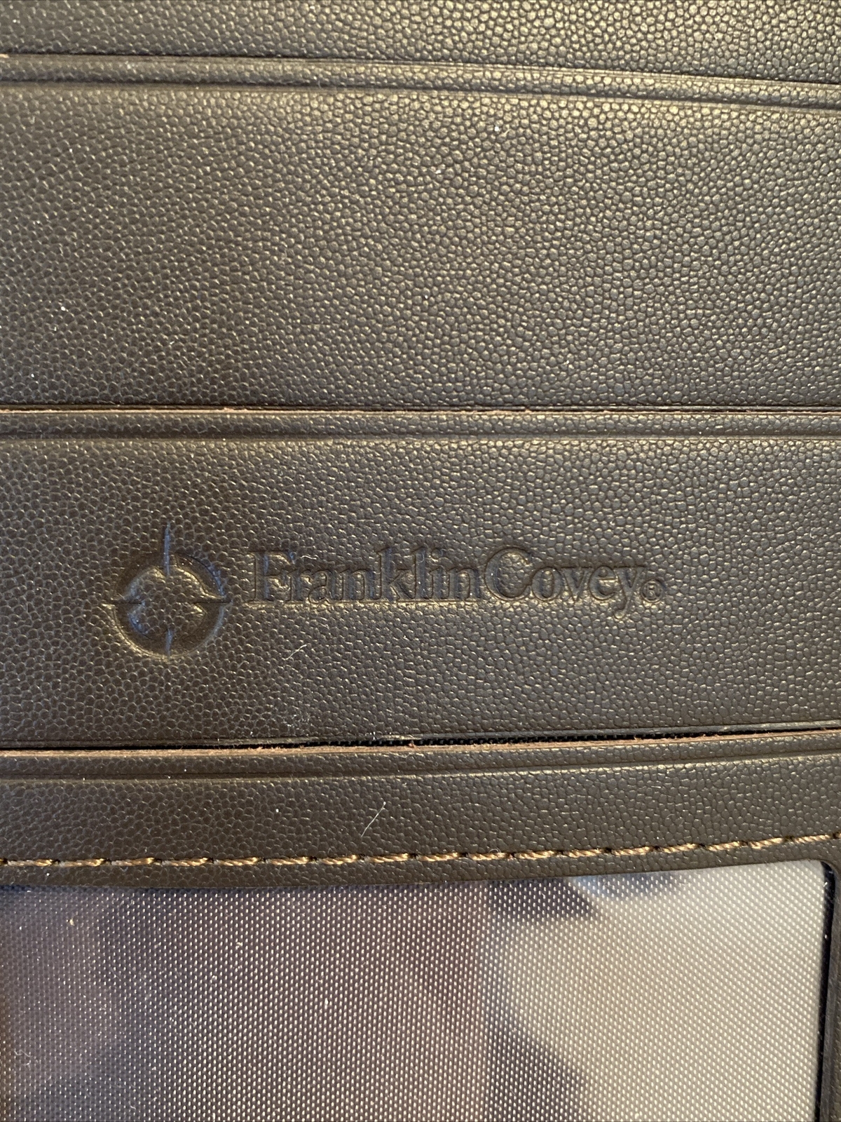 Franklin Covey LOGAN LEATHER OPEN BINDER 8.5”x 11” Chocolate Espresso NO BOX NEW