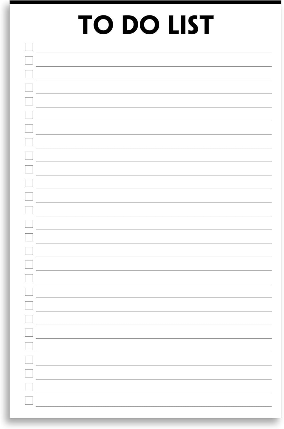 To Do List Notepad – 5.5″x8.2″, 50 Sheets, To Do Notebook with Check List Org…