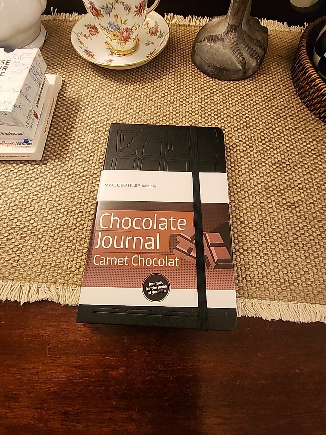 MOLESKINE Chocolate Journal Notebook 240 Acid Free Black 5″X8.25″ Labels New