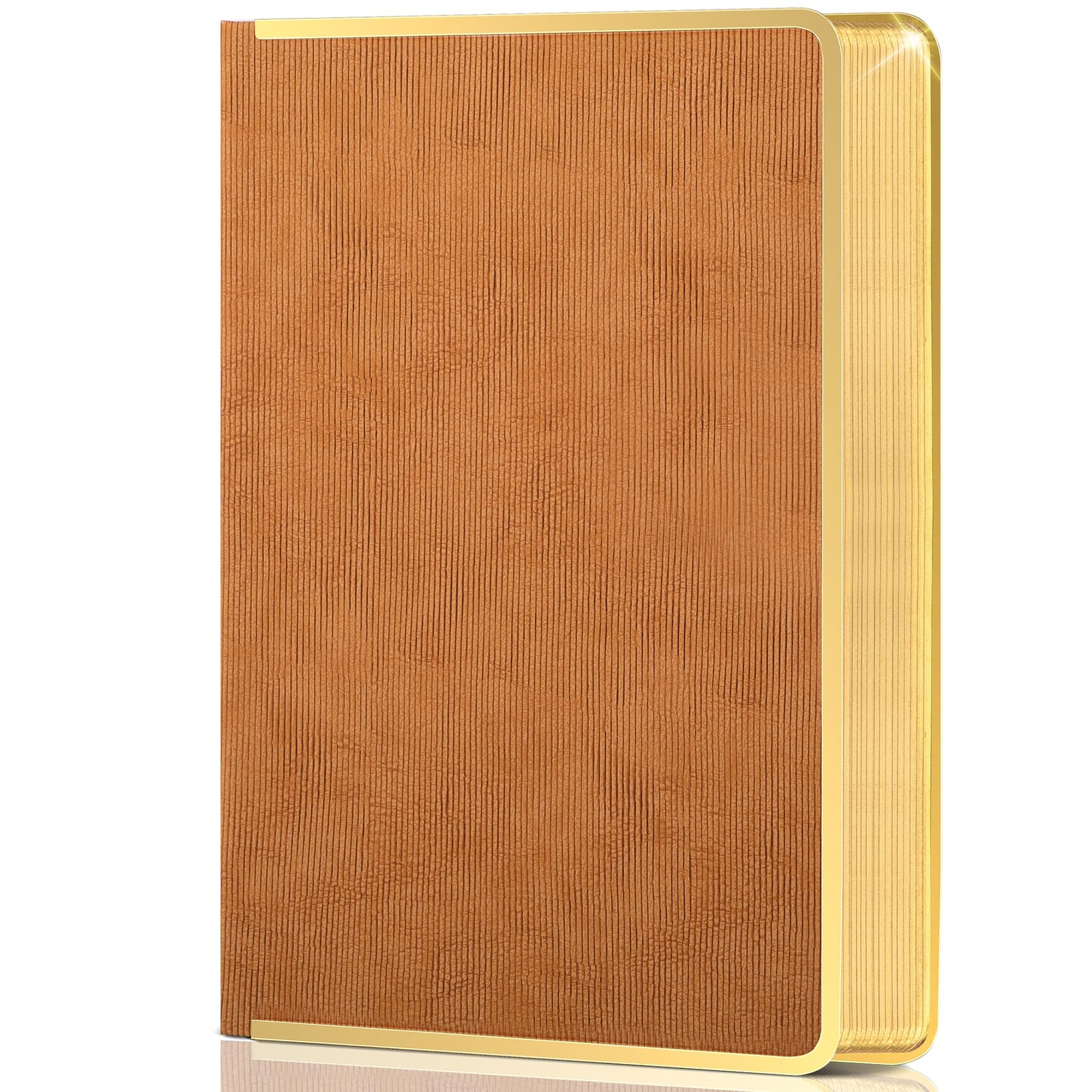 Luxurious Vegan Leather Journal 256 Pages Gold Edges Perfect for Gifting