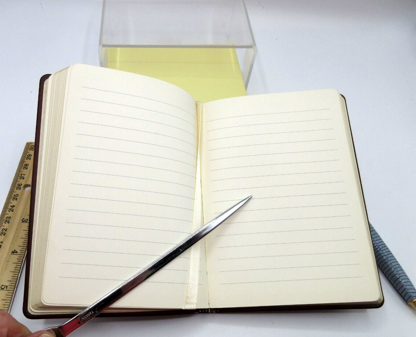 Journal 4×6″ Full Grain Leather Cover 240 Lined Pages Graphic Image $60 TAN